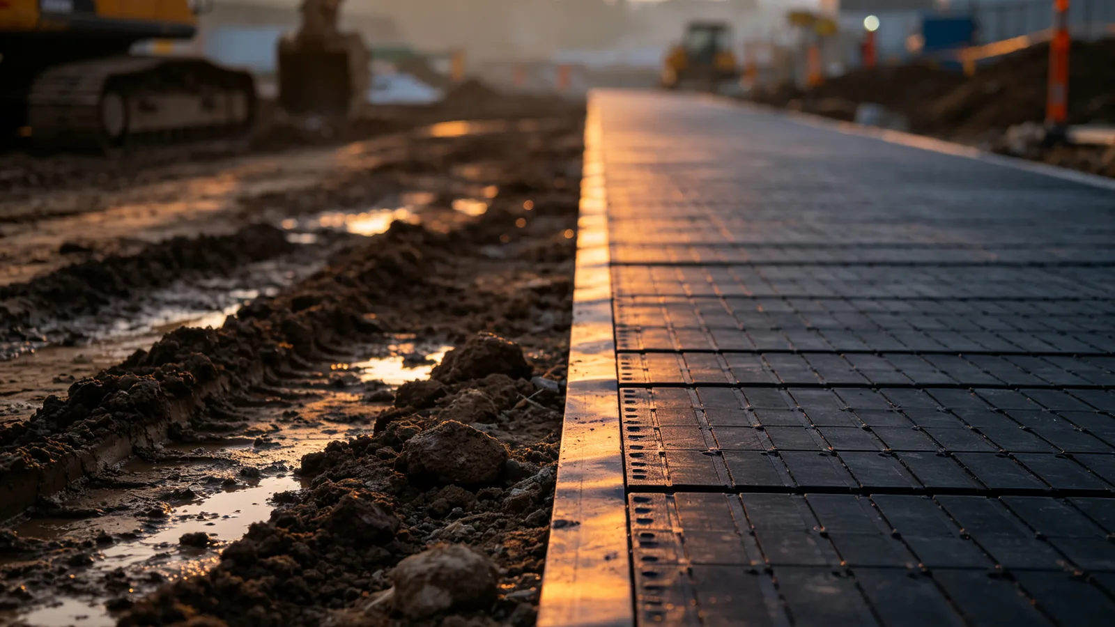 HDPE Ground Protection Mats for Solar Farm Construction — Chinese Manufacturer