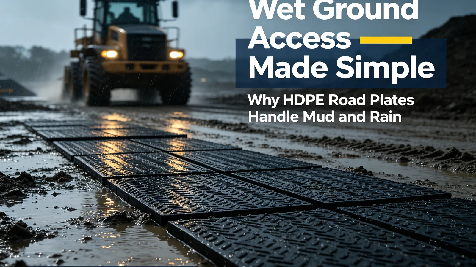 Recycled Eco-Friendly HDPE Ground Protection Mats — Chinese Manufacturer